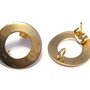 Tortite cercei din inox, aurii, 18 mm