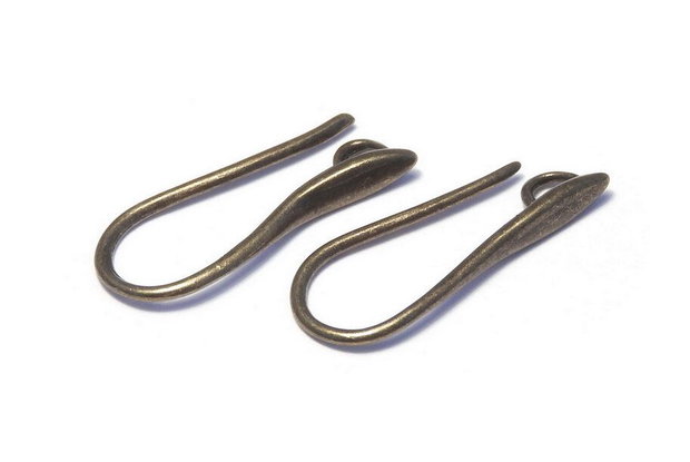 Tortite cercei din alama, bronz, 20.5x8.5 mm