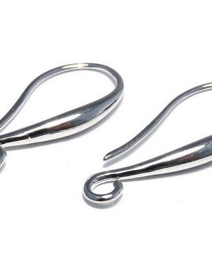 Tortite cercei din alama, platina, 21x10 mm