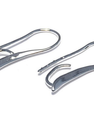 Tortite cercei din alama, platina, 22x9 mm
