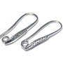Tortite cercei din alama, platina, 20.5x8 mm