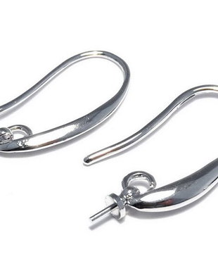 Tortite cercei din alama, platina, 24x3 mm
