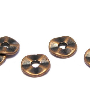 Distantier metalic, cupru, 7x1.5 mm