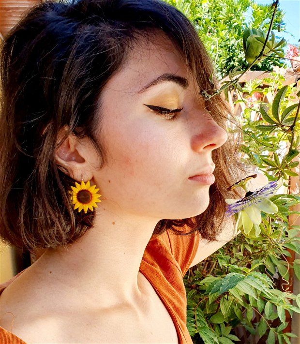 Cercei floarea-soarelui
