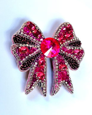 Vândut Broșă - Pink Bow