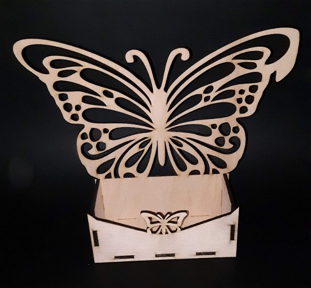 Cutie mare decorativa- Model Fluture