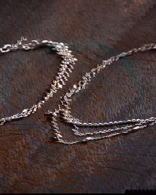 Bratara tripla pentru glezna din argint, bratara pentru glezna, bratara din argint /cadou prietena/cadou sotie/cadou domnisoare de onoare, cadou aniversare / Craciun / 8 martie / Dragobete / Valentine's Day sotie / prietena