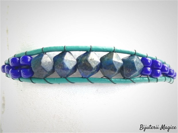 Bratara Wrap Lapis Lazuli