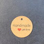 LE36 - etichete model Handmade with love