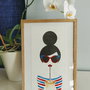 Ilustratie Sipping Coffee