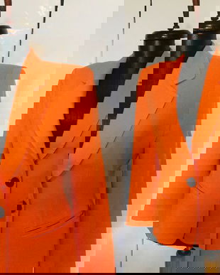 MARIO BORSATO SACOU TRIPLUVOAL LANA ORANGE