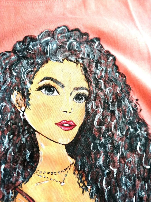 Tricou "Curly girl"