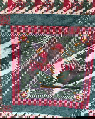 Napron patchwork Craciun