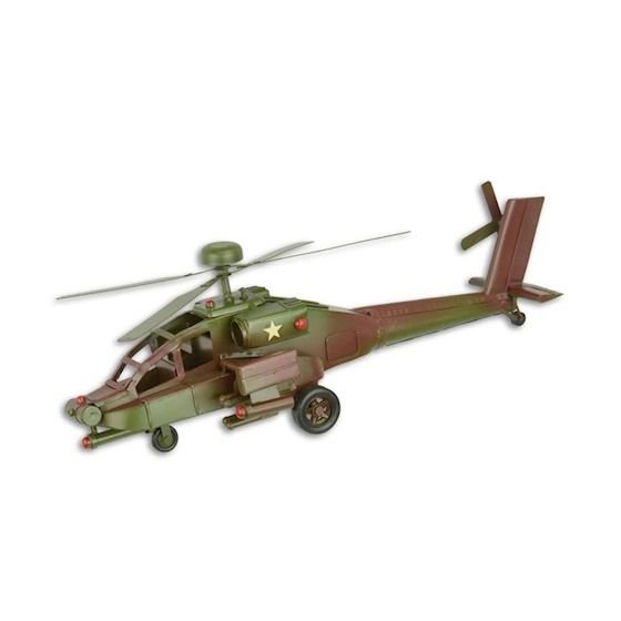 Model de elicopter verde