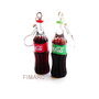 Coca Cola - cercei atarnatori combinati