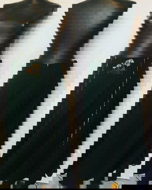 FUSTA LUNGA STOFA LANA VERDE