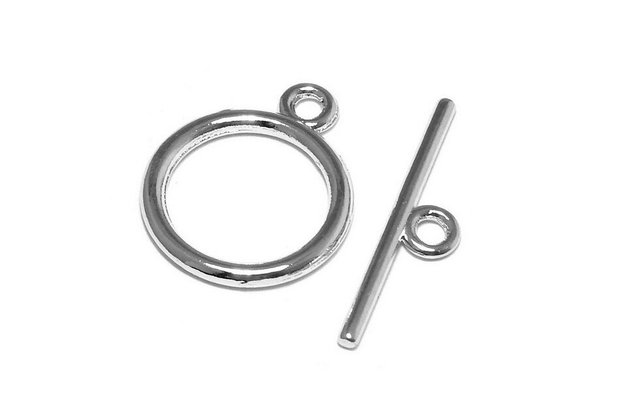 Inchizatoare toggle, platina, 15 mm