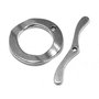Inchizatoare toggle, argintiu antichizat, 30 mm