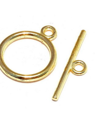 Inchizatoare toggle, aurie, 15 mm