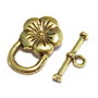 Inchizatoare toggle, auriu antichizat, 22x13 mm