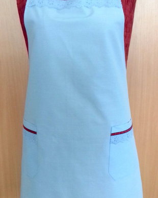 sort bleu cu dantela