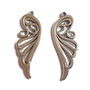 Pandantiv aripa zamak placat argint 56x22mm  SALAK 664