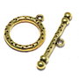Inchizatoare toggle, auriu antichizat, 26x21 mm