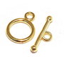 Inchizatoare toggle, aurie, 13x10 mm