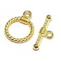 Inchizatoare toggle, aurie, 19x14 mm