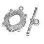 Inchizatoare toggle, platina, 24.5x17x3 mm