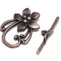 Inchizatoare toggle, cupru, 28x20 mm