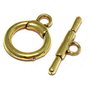 Inchizatoare toggle, auriu antichizat, 26x20 mm