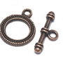 Inchizatoare toggle, cupru, 22x17 mm