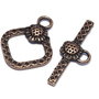 Inchizatoare toggle, cupru, 21x15 mm
