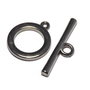Inchizatoare toggle, gunmetal, 25.5x21.5 mm