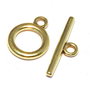 Inchizatoare toggle, auriu antichizat, 14x11 mm