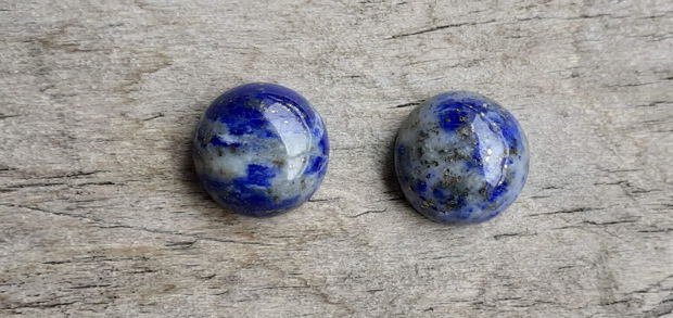 Cabochon sodalit, 10 mm (2 buc)