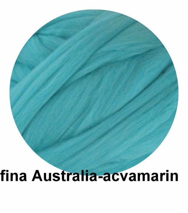 lana fina Australia-acvamarin