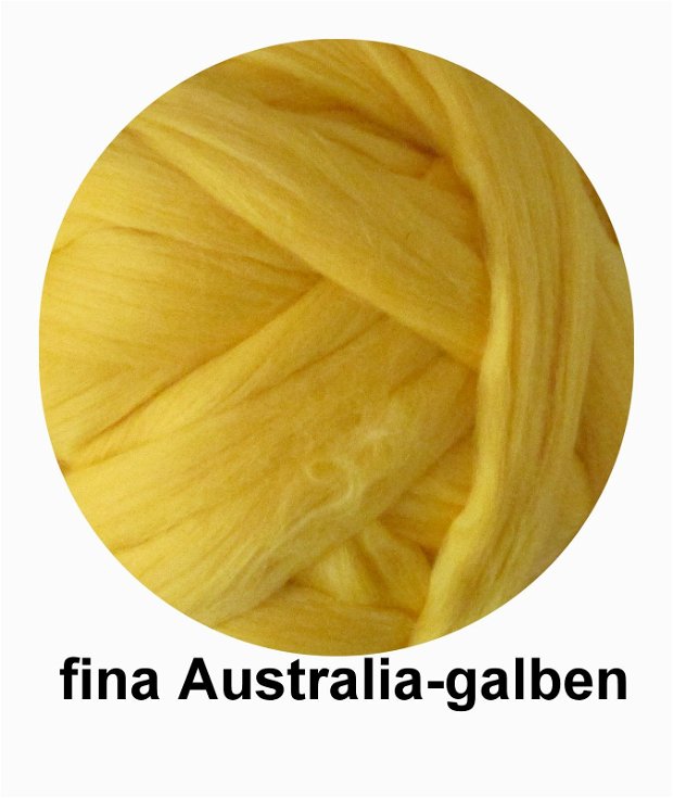lana fina Australia-galben vanilie
