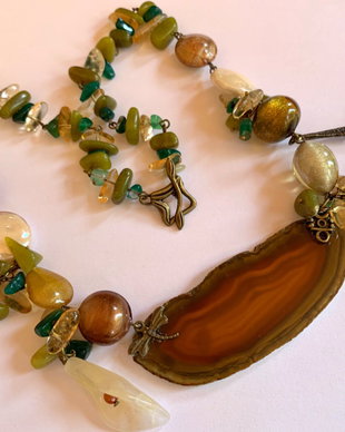 AUTUMN SHADES-agate,citrin,jad,murano,bronz