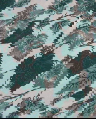 Tesatura bumbac- cu frunze