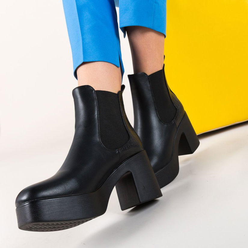 Botine Cafeol Negre