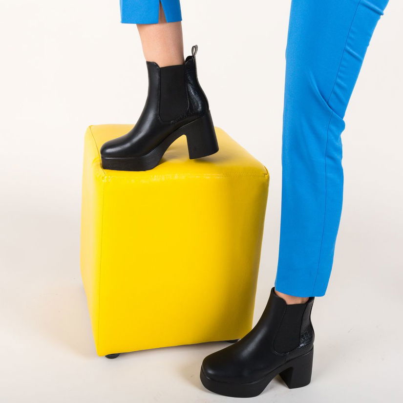 Botine Cafeol Negre