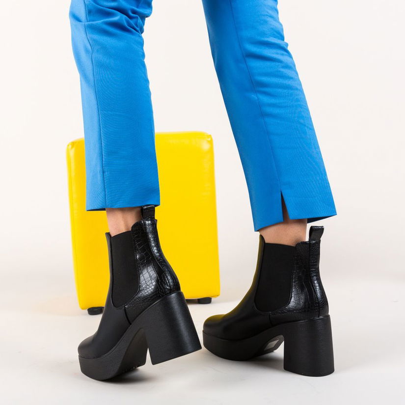 Botine Cafeol Negre