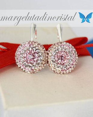 Swarovski - Multicolor Chaton Regal / All Rose