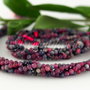Mix rubin si safir fatetat, 2.5mm, cod P024 (1sirag)