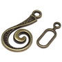 Inchizatoare carlig, bronz, 26x13 mm