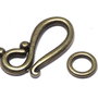 Inchizatoare carlig, bronz, 20.5x12 mm