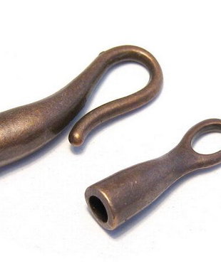 Inchizatoare carlig, cupru, 46x8x8 mm