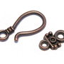 Inchizatoare carlig, cupru, 24x11 mm
